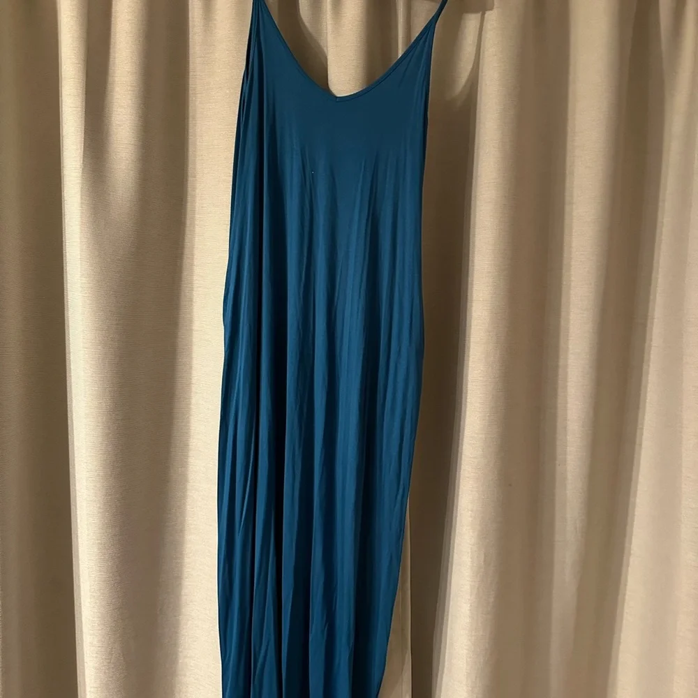Blue Mer Slit Maxi Dress  The Santorini - Picture 4 of 4